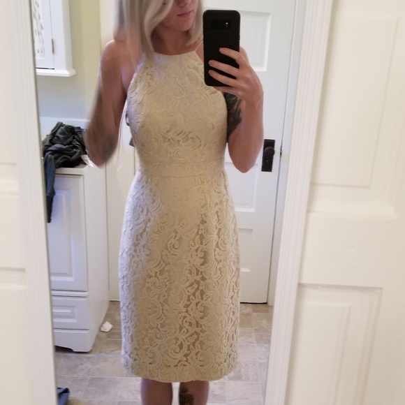 Cream lace dress - Picture 1 of 2
